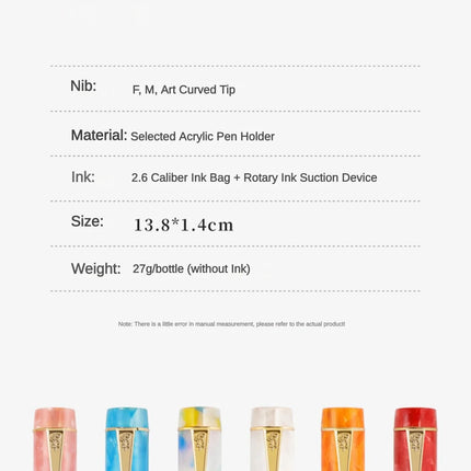 JINHAO 100 Centennial Resin Fountain Pen Arrow Shaped Pen Clip Golden Clip Business Office School Supplies Stationery PK 9019