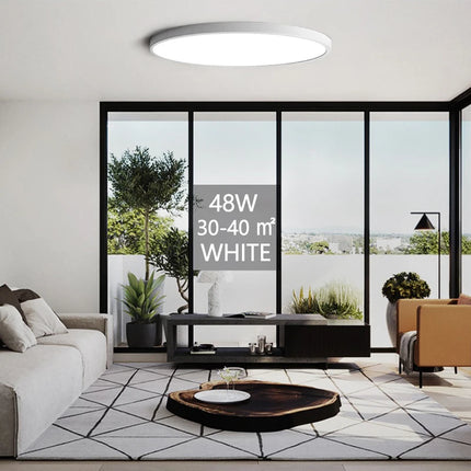50cm Large Ceiling Lamp APP/Remote Control LED Smart Lights 48W Dimmable Fixture Indoor Lighting for Home Living Room Decoration