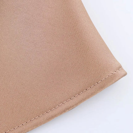 JNLEAOG Autumn New Women's Faion Design Silk Satin Feel Hanging Ne Dr European Sle Bal Slim Fit Polyester Velvet