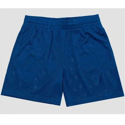 2026 Summer Mesh New Muscle Fitness Quick Drying Breathable Shorts Casual Sports Solid Color No Logo Basketball Shorts