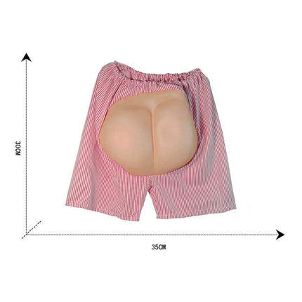Unisex Grownups Funny Gadgets Funny Halloween Masquerade Whole Person Fake Ass Exposed Shorts Toys
