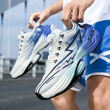 2025 New Men's Running Shoes Cushioning Carbon Plate Racing Marathon Athletic Shoes Comfortable Non-slip Sports Tennis Shoes