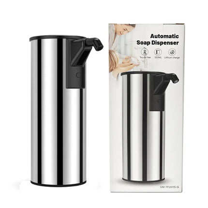 Rechargeable Adjustable Stainless Steel Automatic Sensor Soap Dispenser Smart Contactless Household Lotion Dispenser