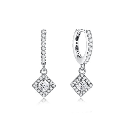 New 2026 Original 925 Sterling Silver Earrings For Women Piercing Hoop Love Heart Earings Rose Gold Wedding Gift Luxury Jewelry