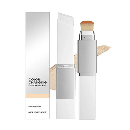 Three Models 2-in-1 Color-Changing Foundation Stick Multifunctional Foundation Liquid Lightweight Moisturizing Brightening