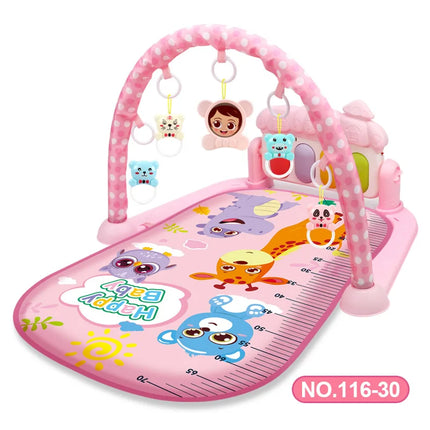 Multifunctional Baby Activity Gym Play Mat Musical Rack Kid Infant Fitness Frame Educational Crawling Carpet Toy Children Gift