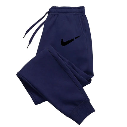 Printed logo pants, men's fashion sport pants, drawstring sport pants, casual loose pants, wholesale sport pants