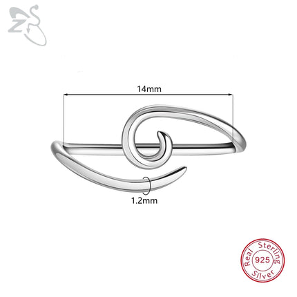 ZS 1PC 16G 925 Silver Inner Hook Outer Hook Eyebrow Ring Spiral Bridge Nose Stud Helix Earring Gold Color Cartilage Piercing