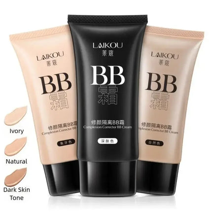 Oil Control Waterproof Long Lasting BB Cream Foundation Concealer Brightening Moisturizing Face Makeup Base Liquid