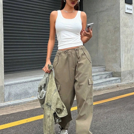 Underlay Beautiful Back Knitted Camisole Vest Paired With Women Summer Breast Covering 2024 New Cotton Sleeveless Outerwear Top