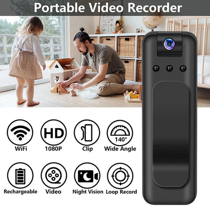 HD 1080P Mini Camera Portable Digital Video Recorder Worn Police Small Body Cam Infrared Night Vision Sports DV Camcorders
