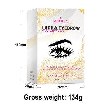 50ml Gentle Eyelash Cleansing Mousse - Rich Foam - Eyelash Care Shampoo - Non-irritating, Safe, False Eyelash Glue Remover