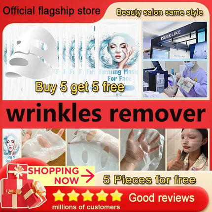 Collagen Face Mask anti Wrinkle Fade face Fine Line Lift Firm Skin Anti-Aging Brighten skin Care Korean Cosmetics