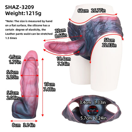 SHAZ Realistic Dog Mouth Silicone Mask Mastiff BDSM Oral Sex Aid Party Dress up Prop Adult Cosplay Costume Accessory for 18+