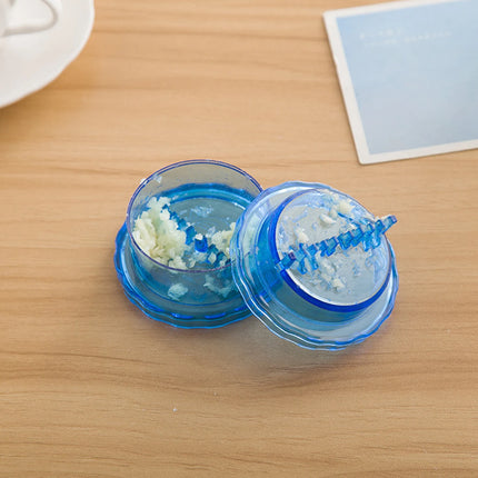 1Pcs Kitchen Multifunctional Garlic Press, Transparent Manual Garlic Crusher Chopper, Home Kitchen Tools Accessories