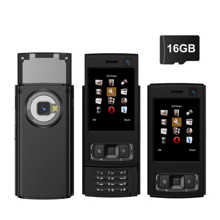 SERVO N95 PRO Slide Screen Mini Mobile Phone Speed Dial Call Recording Magic Voice Blacklist 2G Push Screen Torch Cellphone MP4
