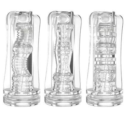 Male Masturbator Cup Soft Pussy Sex Toys Transparent Vagina Adult Endurance Exercise Adult Supplies Pocket Cup For Men