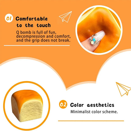 Hawaiian Bread Squeeze Toy Slow Rising Taba Squishy Stress Balls Soft Calming Squishes Fidget Toys for ADHD Party Favor Gift