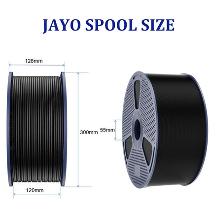 JAYO 5KG/roll 3D Filament PLA/ABS/PETG 3D Printer Filament 1.75mm PLA plus Filament High toughness Neatly Wound