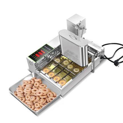 Factory Catering Equipment 4 Rows Mini Donut Making Machine 110V 220V Electric Automatic Mini Donut Fryer Machine Maker