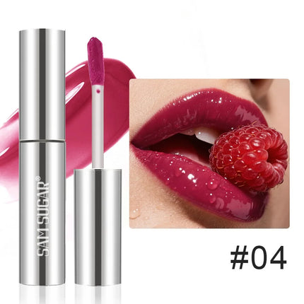 4 Color Mirror Gloss Lip Gloss Waterproof Long Lasting Moisturizer Water Light Lip Glaze No Fading Liquid Lipstick Lips Makeup