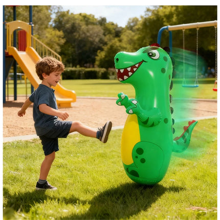 Inflatable Standing Punch Bag Toy Dinosaur Model Children's Game Outdoor Activity Parent-Child Interactive Boy's Toy Gift