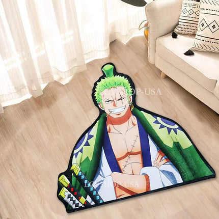 Anime One Pieces Manga Soft Anti-slip Area Rugs Home Bedroom Cartoon Deco Kitchen Bathroom Non-slip Mat Doormat Birthday Gift