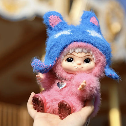New Wakuku Plush Doll Keychain The Monsters Box Toy New Vinyl Doll Kawaii Backpack Pendant Decoration Case Gifts Cute wakuku