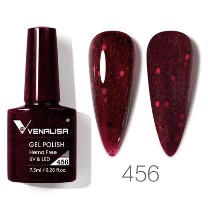 7.5ml Venalisa Nail Gel Polish HEMA FREE TPO FREE Full Coverage Semi Permanent Soak Off UV LED Gel Nail Polish Gel Varnish