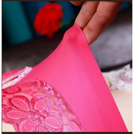 Newest Seamless Sexy Panties Sissy Pouch Panties Mens Lace Bikini Briefs G-String Thongs Underwear Knickers Fashion Cotton