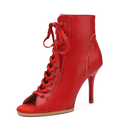Women Black High Heels Trend  Stilettos Jazz Dance Woman Shoes Latin Dancing Street Sexy Stilettos Booties Plus Size