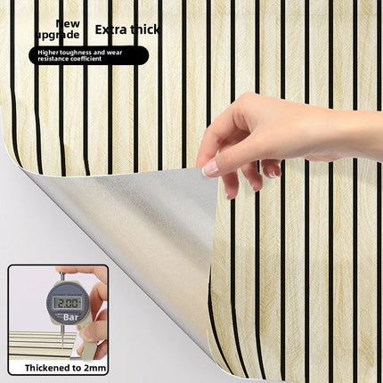 3m×40cm wood grain wallpaper Self Adhesive Removable Waterproof PVC wall sticker for Living Room Bedroom Wall DIY Modern Decor