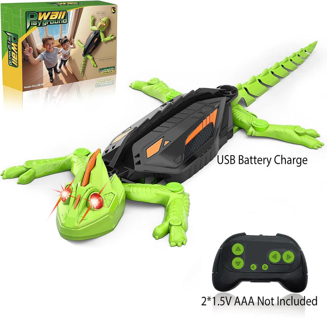 Remote Controlled Gecko Chameleon Robot Car Indoor Climbing Toy Kids Birthday Gift For Boys Girls 3+ Years Old