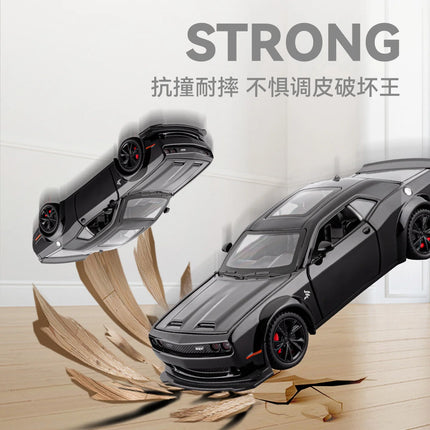 1:32 Dodge Challenger Hellcat Redeye Alloy Metal Diecast Model Car Home Trendy & Desktop Display Ornament Birthday Gift For Boy