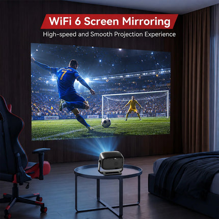 AOC RC6 Smart Projector 4K Supported Native 720P Android WiFi 6 Bluetooth 5.4 Auto Focus Home Theater Portable Projector