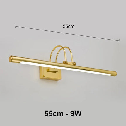 Mirror Wall Lamps Bathroom Modern Wall Lights 43CM 55CM 9W 12W Toilet Wall Mounted Lighting Fixtures Sconces Indoor Bedroom