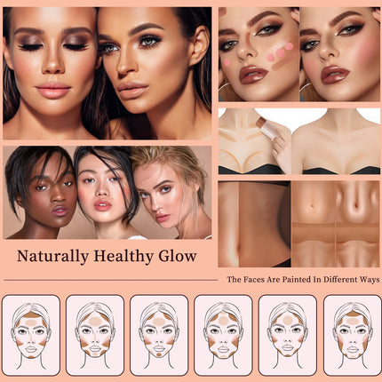 Contour Stick Set Natural Matte Finish Highlighters Shadow Waterproof Contouring Wand V-face Shaping Contour Pen Face Makeup