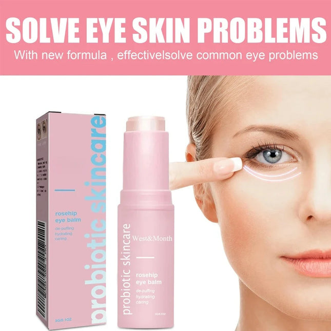 Women Extra Renewing Rosehip Eye Balm For Face Lifting Moisturizing Balm Stick Deep Hydration Moisturizer Eye Care