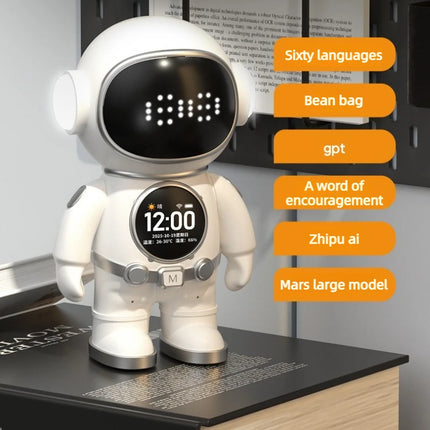 Intelligent AI Chat Robot Portable Story Astronaut Learning Interactive Educational Robot Toy WiFi Bluetooth Speaker
