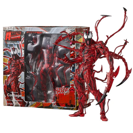 AMAZING YAMAGUCHI Venom 3 Carnage Venom: The Last Dance Symbiote Hasbro Action Figure Joint Movable Model Doll kids for Toy Gift