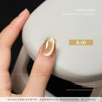 36-color/set Star River Cat Eye Gel Nail Polish 15ml Magnetic Gel Glass Beads Semi Permanent Soak Off UV Nail Gel For Nail Salon