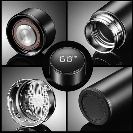 NEW Temperature Display Thermos Cup Stainless Steel Insulated Bottle For BMW Performance X1 M3 M6 F01 F02 E34 E36 E60 F10 F20