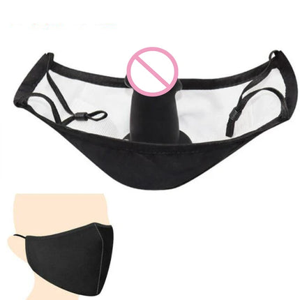Mask Plug Bondage Equipment Bdsm Dildo Open Mouth Gag Deepthroat Oral Plug Mouth Ball Fun Sex Toys Adults Sexy Slave Games