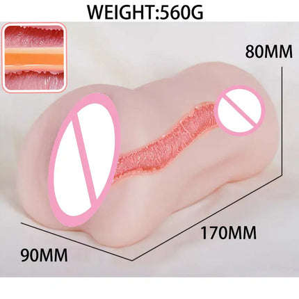 Sex Toys for Men Vagina Male Masturbators Cup Real Pussy Real Vagina Sextoys Silicone Adult Product 3D Realistic Masturbator