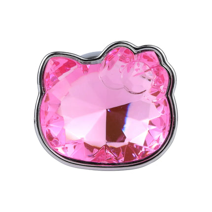 1PCS， Anal Sex Toys Small Crystal Cat Face Kitty Jewel Anal Butt Plug Prostate Massager Anal G-Spot Stimulation