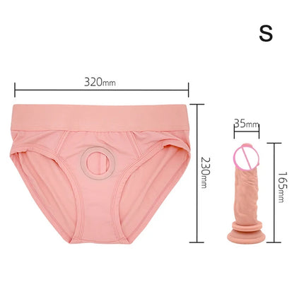 Wearable Strapon Penis for Lesbian G Spot Stimulator Dilco Panties Strap on Dildos Pants Sex Toys for Women Adult Erotic Goods