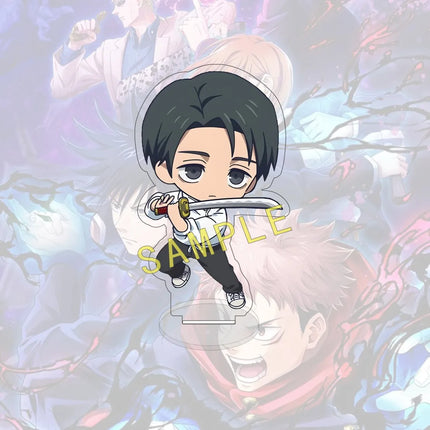 Anime JUJUTSU KAISEN 10CM Acrylic Cute Character Yuta Okkotsu Standing Model Desktop Decoration Fan Gift Keychain