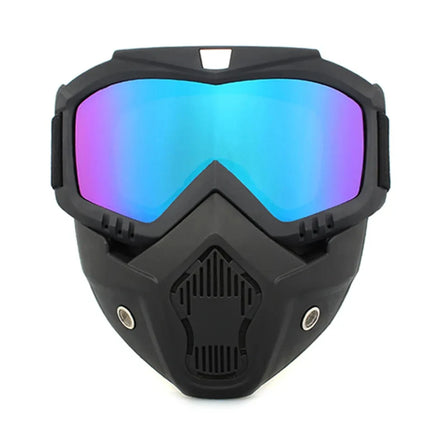 Motorcycle Riding Mask Windproof Outdoor Racing Skiing Off-Road Mask Bicycle Vehicle Sports Full Face Protection Tactical Helmet