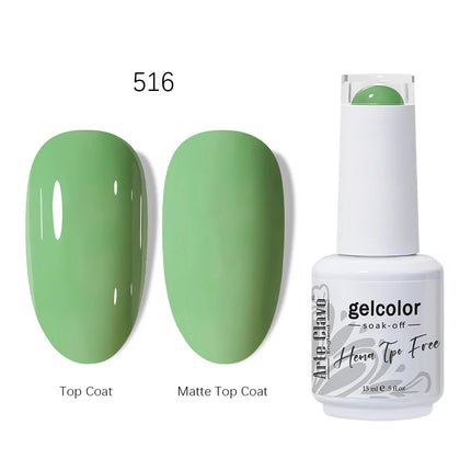 Arte Clavo HEMA TPO FREE Gel Nail Polish 15ML Long Lasting For Manicure Semi Permanent Nail Art UV LED Gel Varnish Nail Supplies