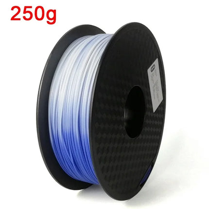 Temperature Color Change Filament PLA 1.75mm 1kg 500g 250g 200g 3D Printer Material PLA Temperature Reaction Filament Blue Black